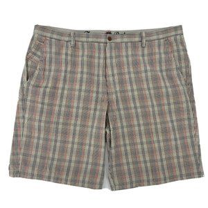 Tommy‎ Bahama Shorts Mens 42 Multicolor Plaid Golf Chino Paradise Nation